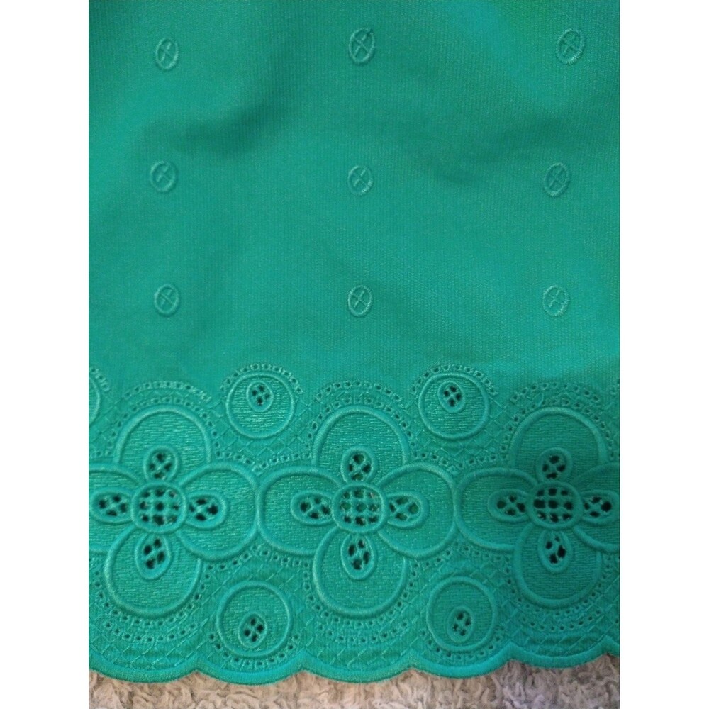 Vineyard vines embroidered dress size 4 Beachy Summer Classic sleeveless green - Picture 8 of 12